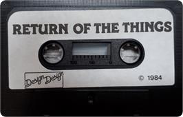 Cartridge artwork for Return Of The Things on the Sinclair ZX Spectrum.